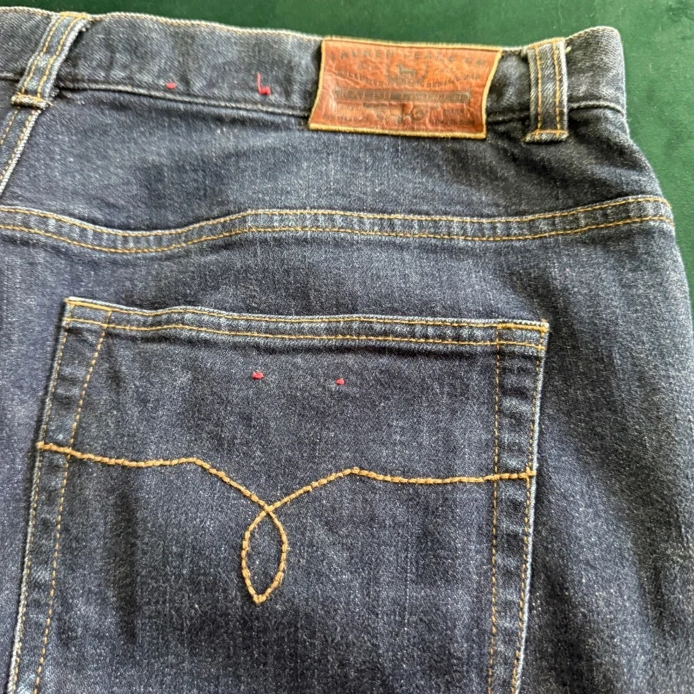 Lauren Ralph Lauren Blue Denim Bermuda Shorts Womens 12 Dark‎ Wash Stretch